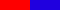 Rood/blauw